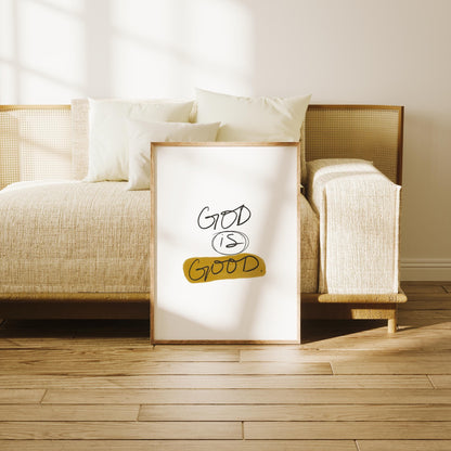 God is Good - Gold // Digital Download